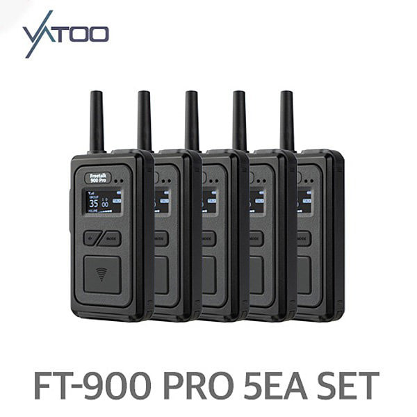 [VATOO] 바투 FT-900 PRO 프로용 고성능 무선인터컴 5EA 세트 / 헤드셋5개포함