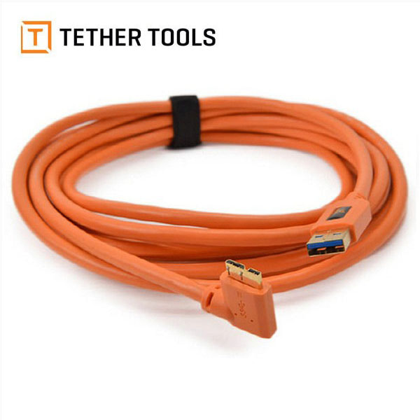 테더툴스 TetherPro USB 3.0 SuperSpeed Micro-B Right Angle Cable
