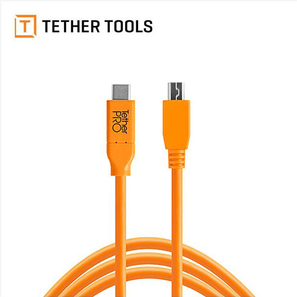 테더툴스 TetherPro USB-C to 2.0 Mini-B 8-Pin