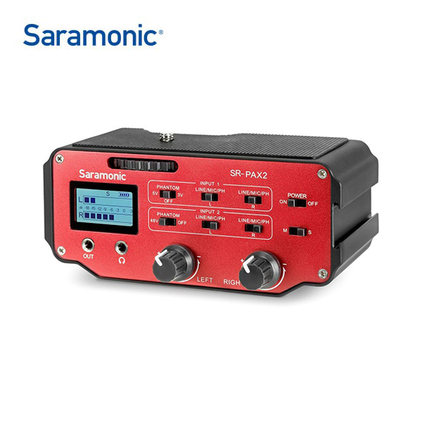 [Saramonic] 사라모닉 SR-PAX2 2채널 액티브 오디오 믹서