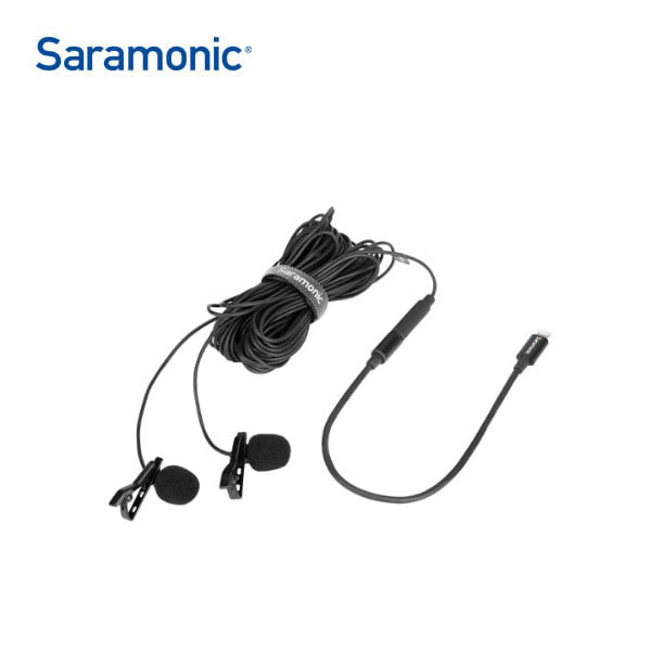 [Saramonic] 사라모닉 LavMicro U1C ISO용 듀얼 핀마이크 (6m)