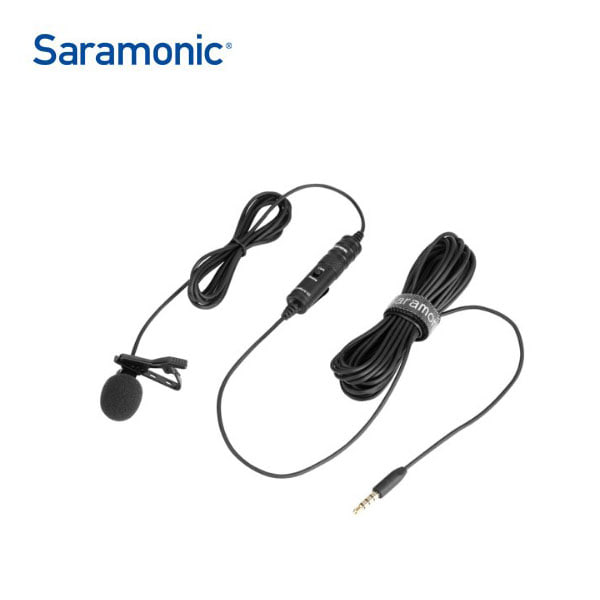 [Saramonic] 사라모닉 LavMicro U2 카메라, 스마트폰, 태블릿,레코더, PC, 믹서용 핀마이크 (6m)