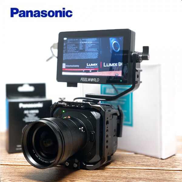 [Panasonic] 파나소닉 DC-BGH1 4K 캠코더+ 스몰리그 케이지 + 필월드 F6 Plus 모니터 + 듀얼충전기 + 배터리 풀세트