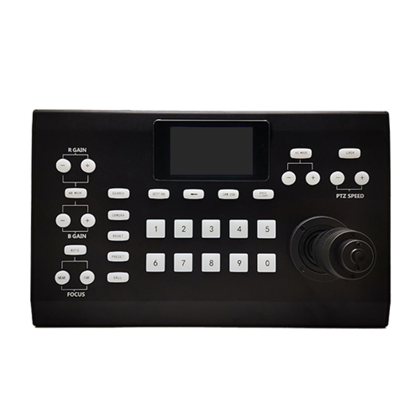 RS-610C IP PTZ 컨트롤러(SONY, JVC 호환) / 최대 255대 제어 / PTZ 조이스틱 컨트롤러 / 방송PT