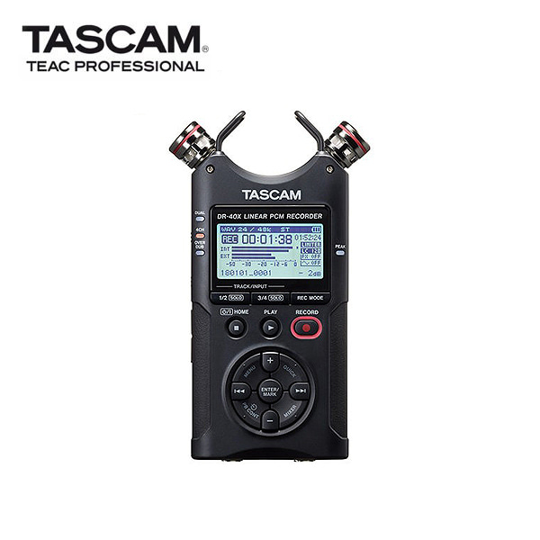 타스캠 TASCAM DR-40X 휴대용 필드레코더
