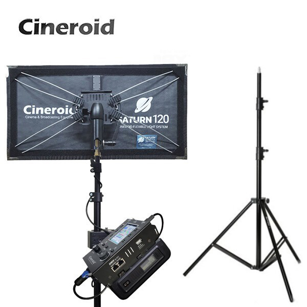 [Cineroid] 시네로이드 새턴120 원스탠드 세트 SATURN120 플렉서블 RGBWW LED 조명