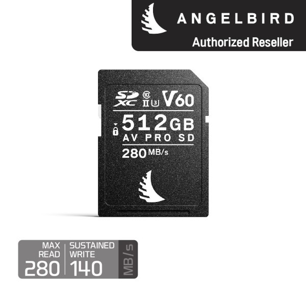 [ANGELBIRD] 엔젤버드 AV PRO SD MK2 V60 512GB SD 메모리카드 (AVP512SDMK2V60)
