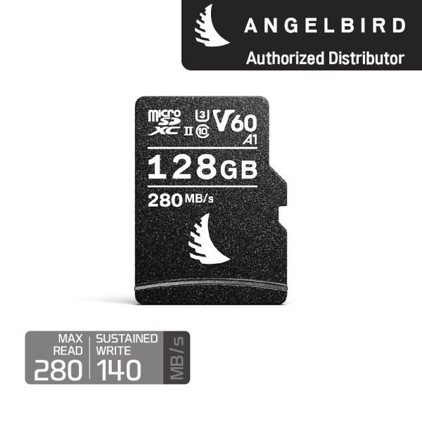 [ANGELBIRD] 엔젤버드 AV PRO microSD V60 128GB 마이크로SD 메모리카드 (AVP128MSDV60)