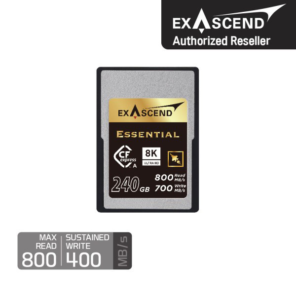 [EXASCEND] 엑서센드 Essential CFexpress Type A 240GB 타입A 메모리카드 (EXPC3EA240GB)