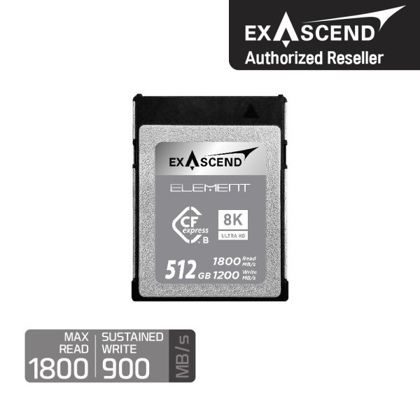 [EXASCEND] 엑서센드 Element CFexpress Type B 512GB 타입B 메모리카드 (EXPC3S512GB)