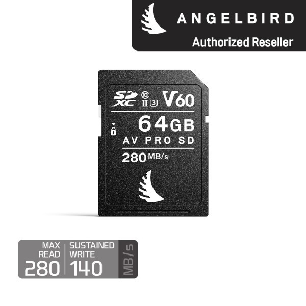 [ANGELBIRD] 엔젤버드 AV PRO SD MK2 V60 64GB SD 메모리카드 (AVP064SDMK2V60)
