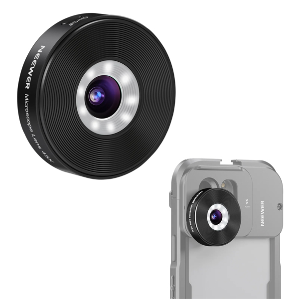 니워 NEEWER LS-32 45x 스마트폰 현미경 렌즈 17mm 나사 렌즈전용 (SKU-66603144)