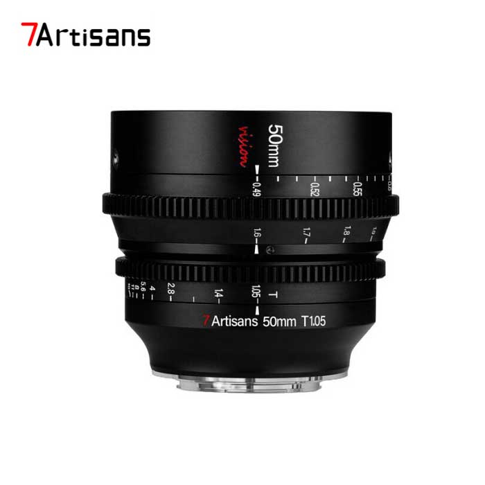 7Artisans Vision 50mm T1.05 APS-C CINE LENS 소니 E마운트 씨네렌즈