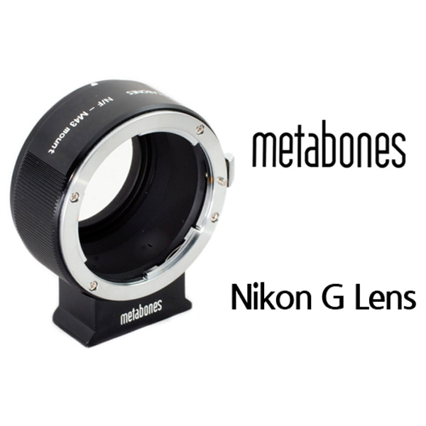 메타본즈 Nikon G to Micro FourThird adapter (Black Matt)
