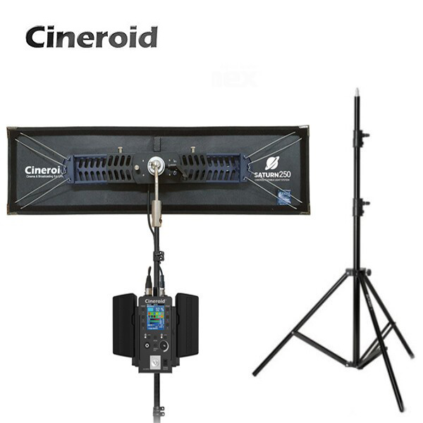 [Cineroid] 시네로이드 새턴250 원스탠드 세트 SATURN250 플렉서블 RGBWW LED 조명