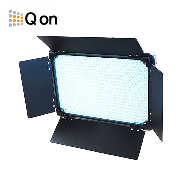 [Qon] 큐온 LED 600W 5500K (3200K 필터 제공) 48W 방송용 LED조명 DMX 리모콘 제공