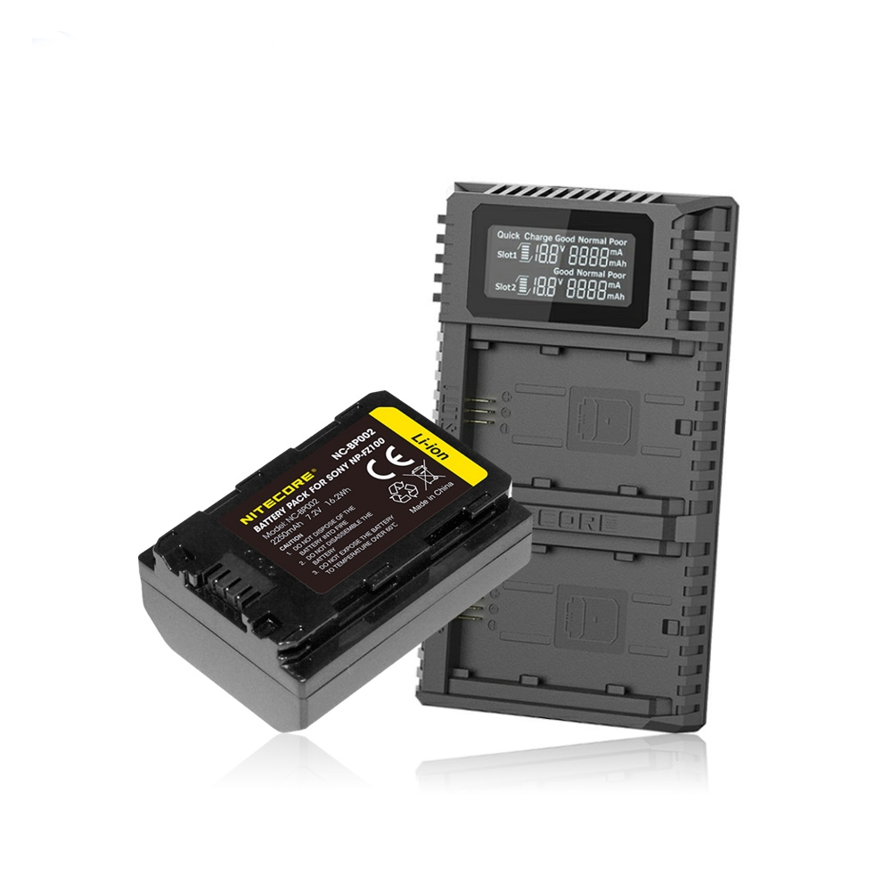 나이트코어 NP-FZ100 + USN4 PRO 호환 충전기+배터리