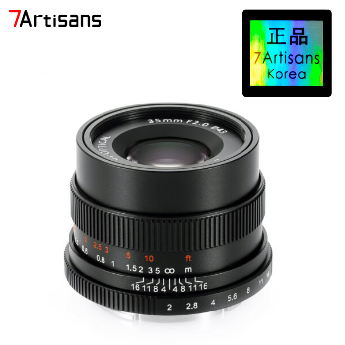 7Artisans 35mm F2.0 광각 렌즈/후지 FX마운트