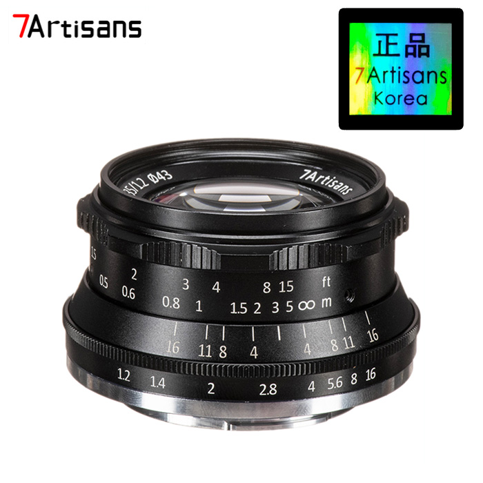 7Artisans 35mm F1.2 APS 광각 렌즈/캐논 EF-M 마운트